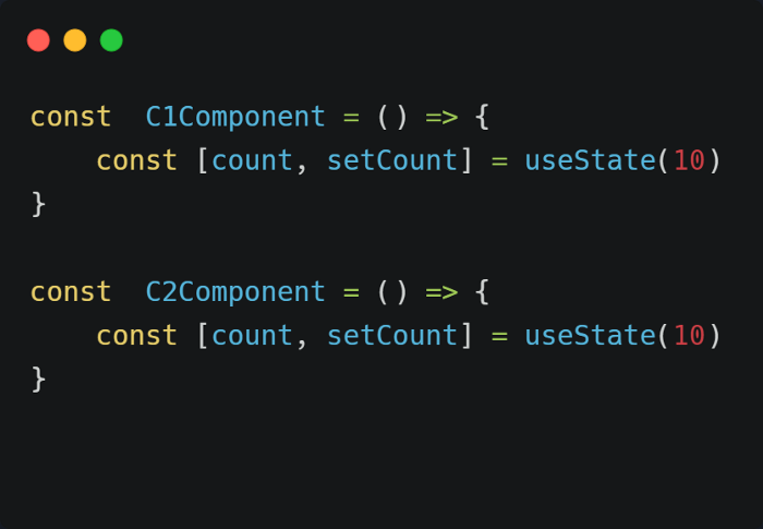 React component with use State